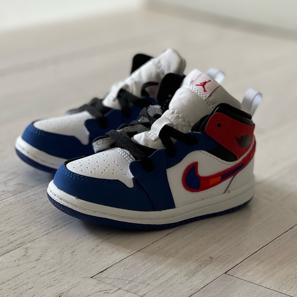 New In-Box Kids Jordan 1 Mid SE(TD) - never worn - Size 7 (child) - Picture 2 of 7